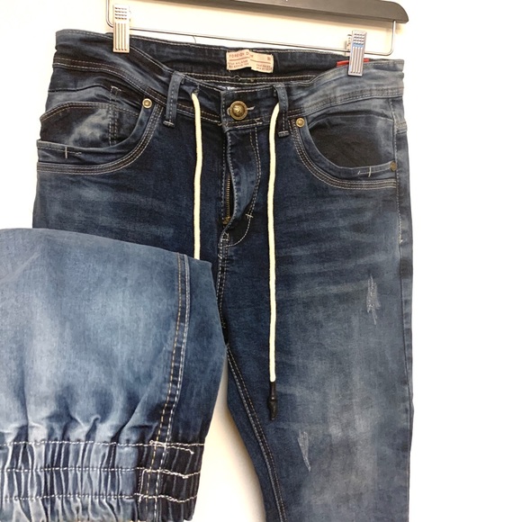 Men’s Jean Joggers skinny & stretchy! Sz 32 - Picture 2 of 10